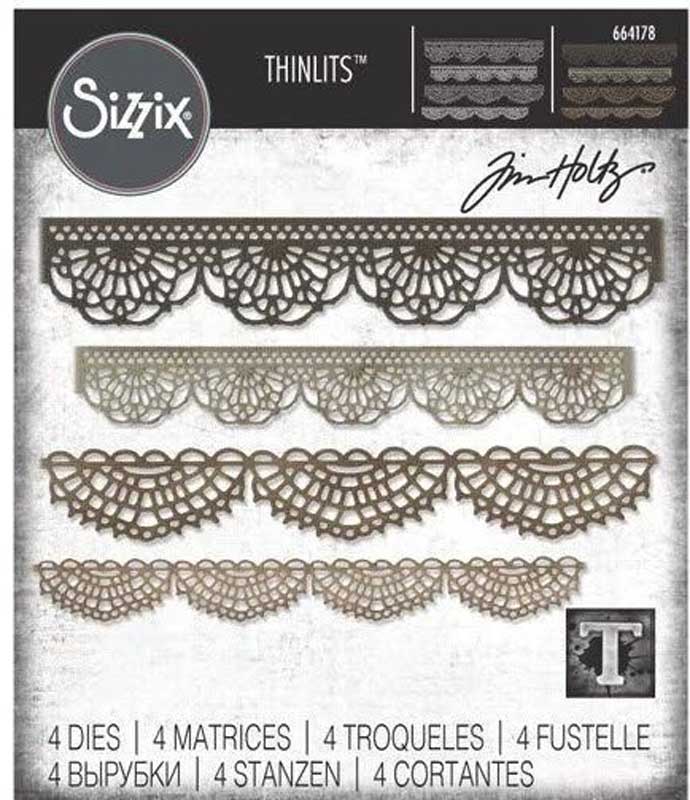 Sizzix Thinlits Die Set 8PK - Winifred, Colorize by Tim Holtz - Colore