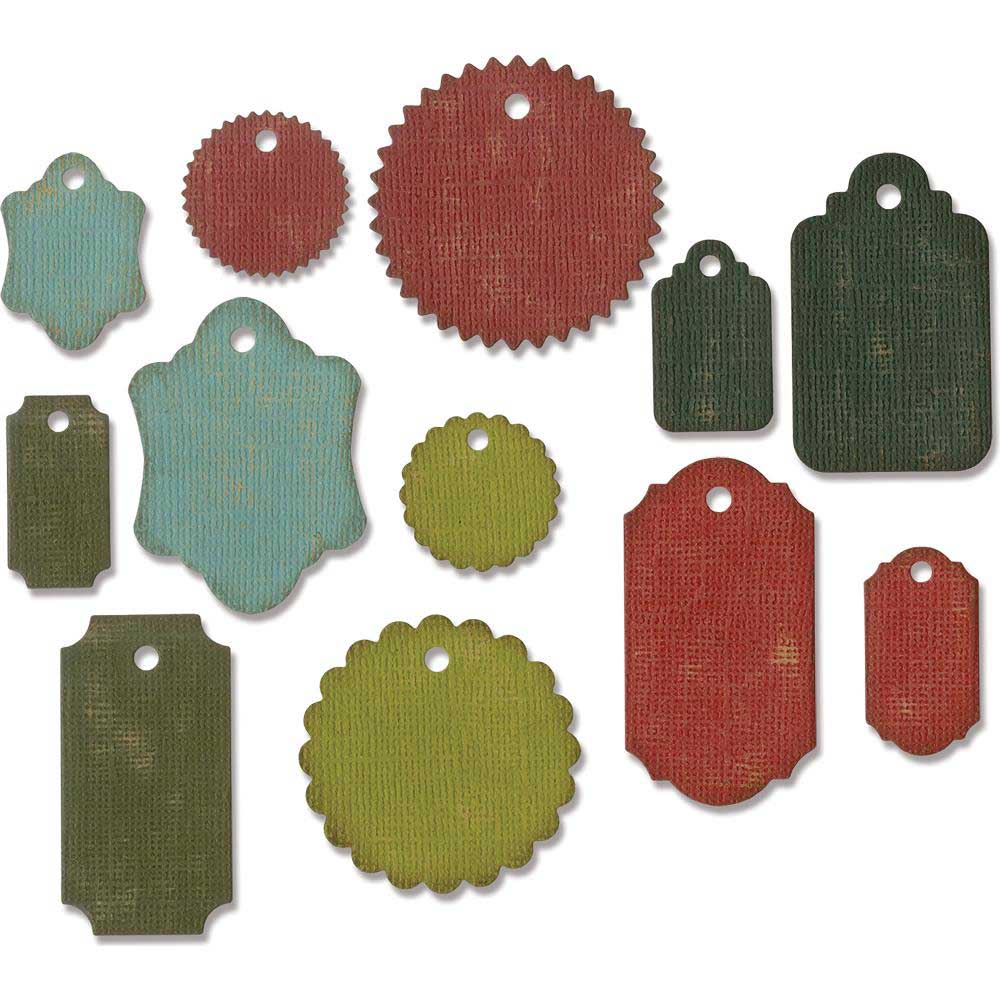 Tim Holtz Sizzix Thinlits - Gift Tags [662423] - Image 2
