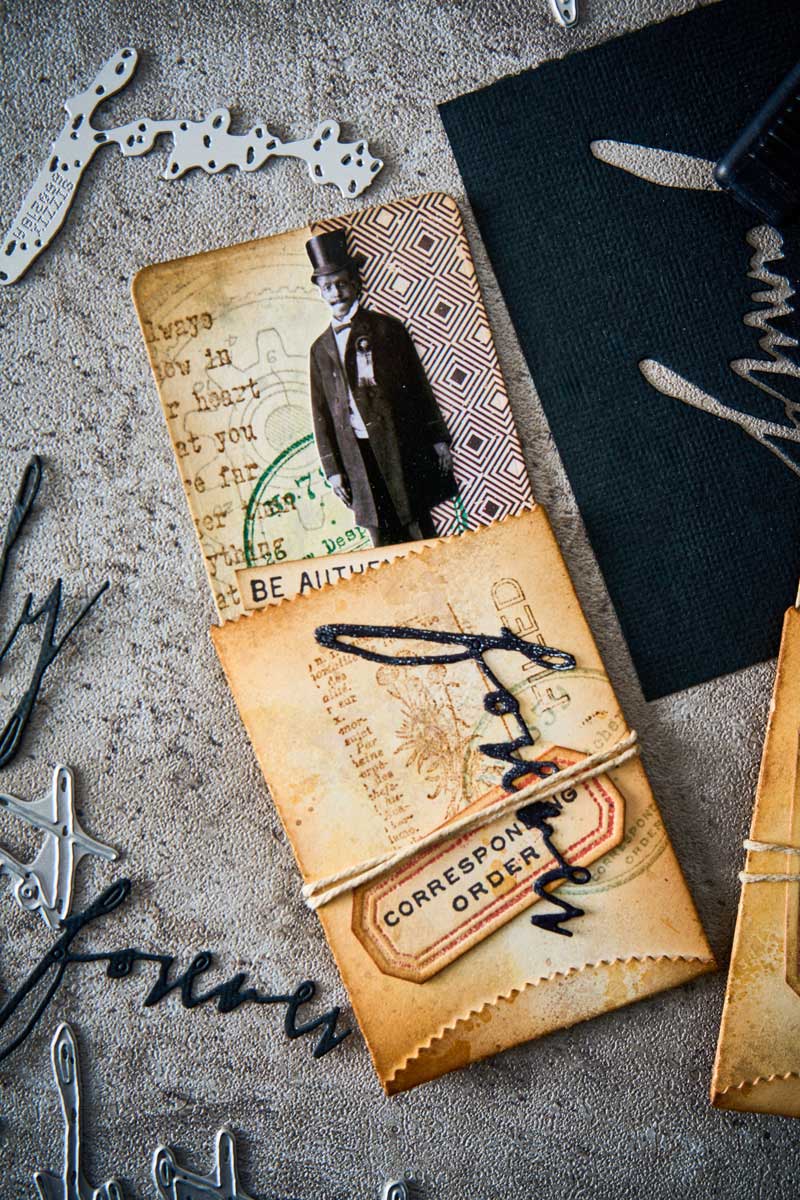 Tim Holtz Sizzix Thinlits - Handwritten Journey [660217] - Image 4