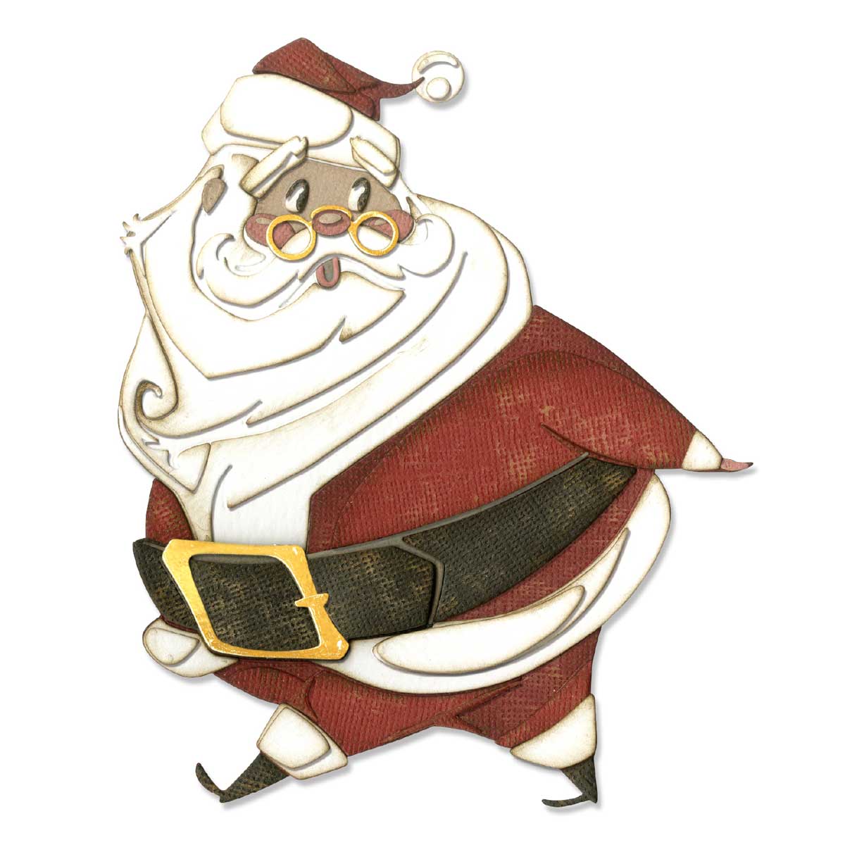 Tim Holtz Sizzix Thinlits - Jolly St Nick Colorize [664198] - Image 3