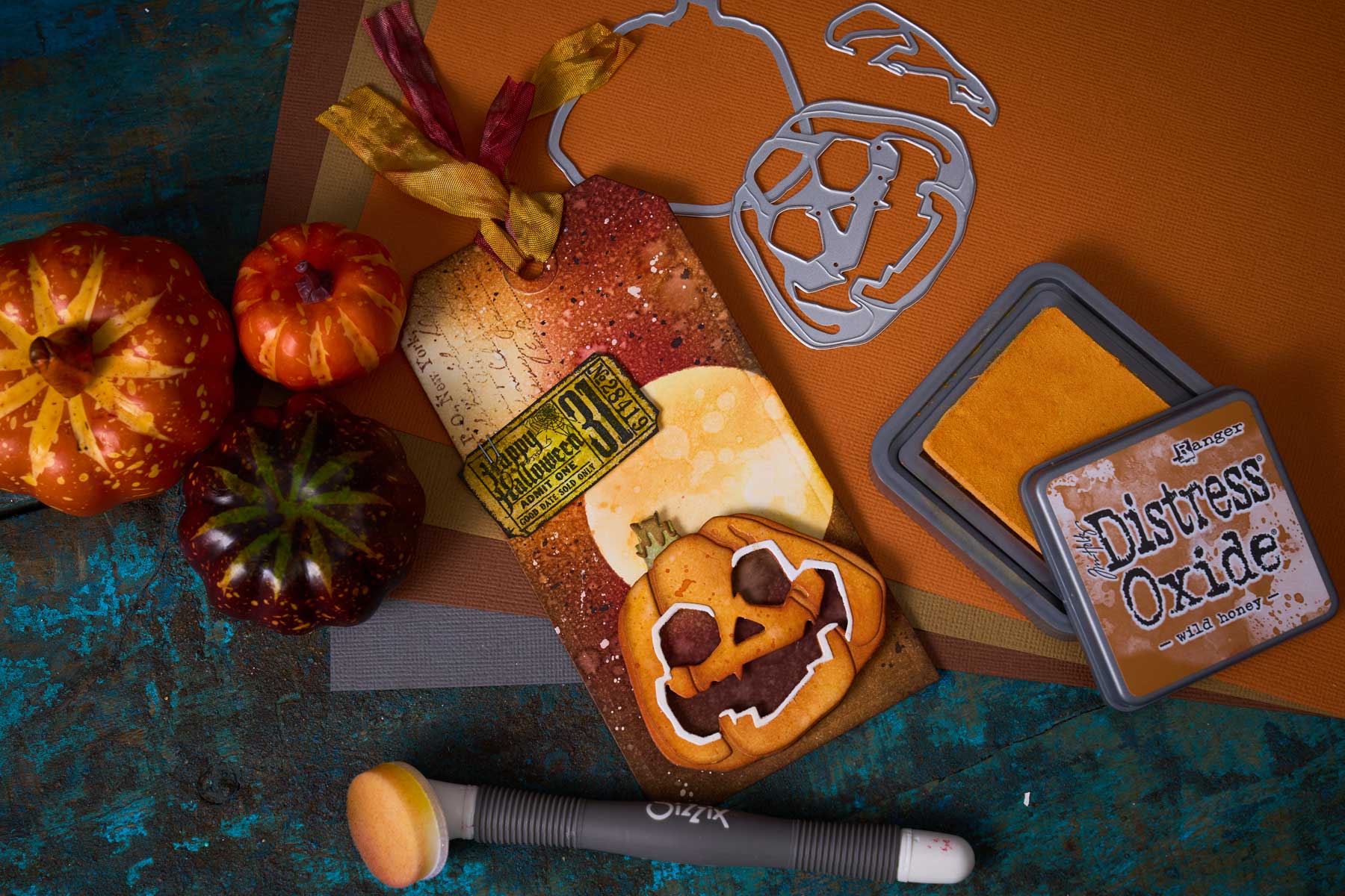 Tim Holtz Sizzix Thinlits - Layered Jack-O-Lantern [662373] - Image 3