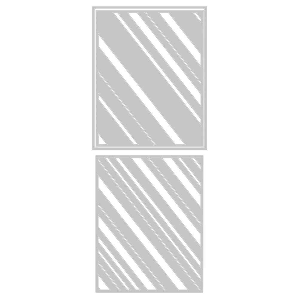Tim Holtz Sizzix Thinlits - Layered Stripes [666336] - Image 2