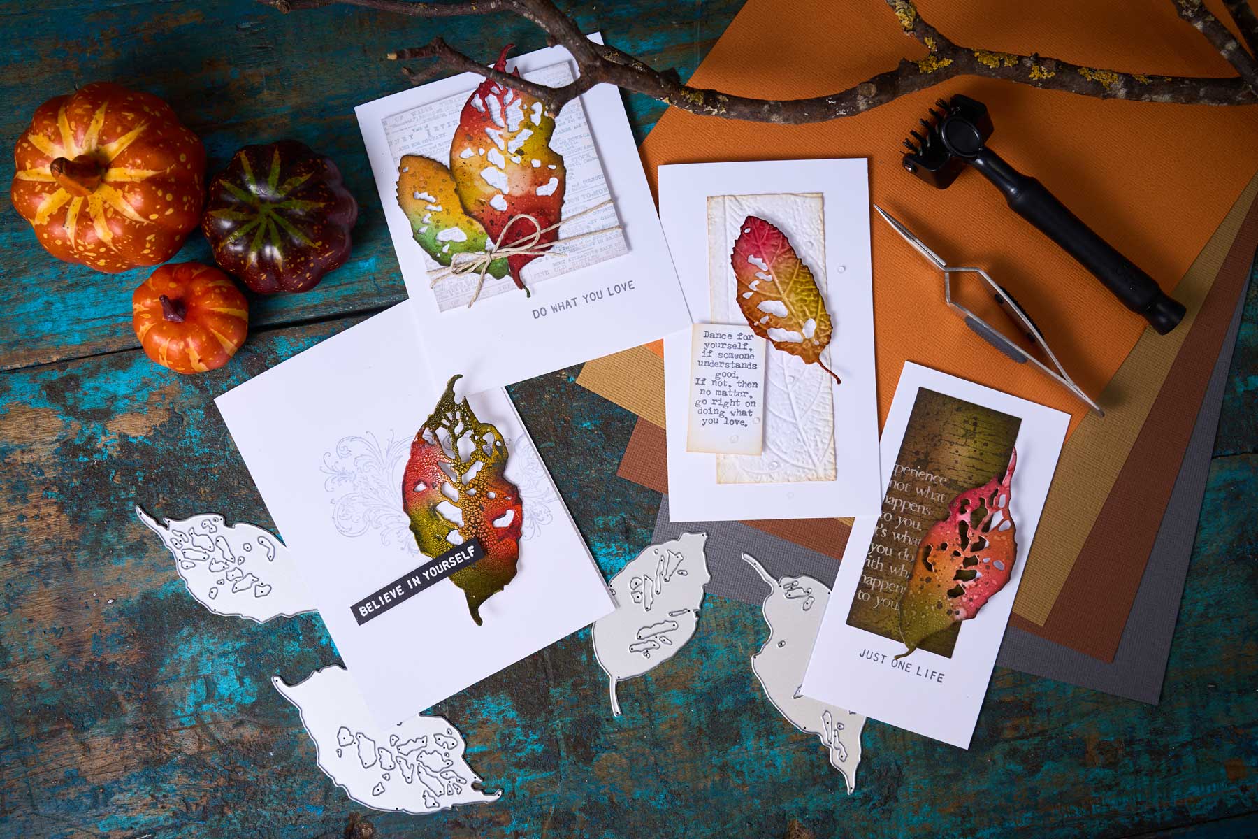 Tim Holtz Sizzix Thinlits - Leaf Fragments [665559] - Image 3