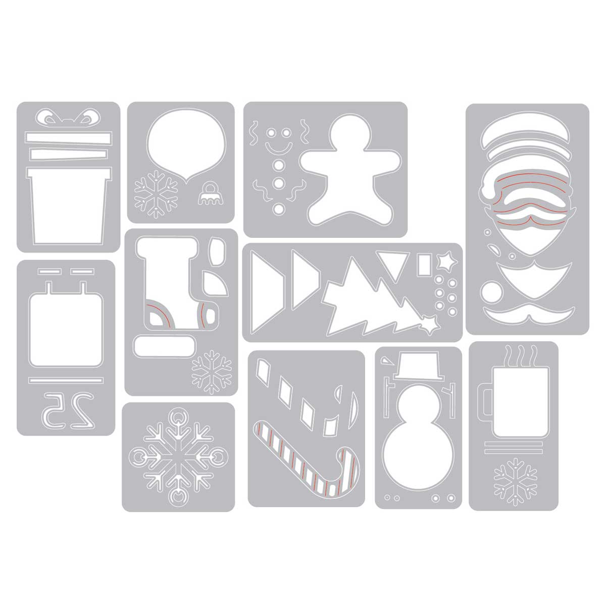 Tim Holtz Sizzix Thinlits - Mini Christmas Things [662418] - Image 2
