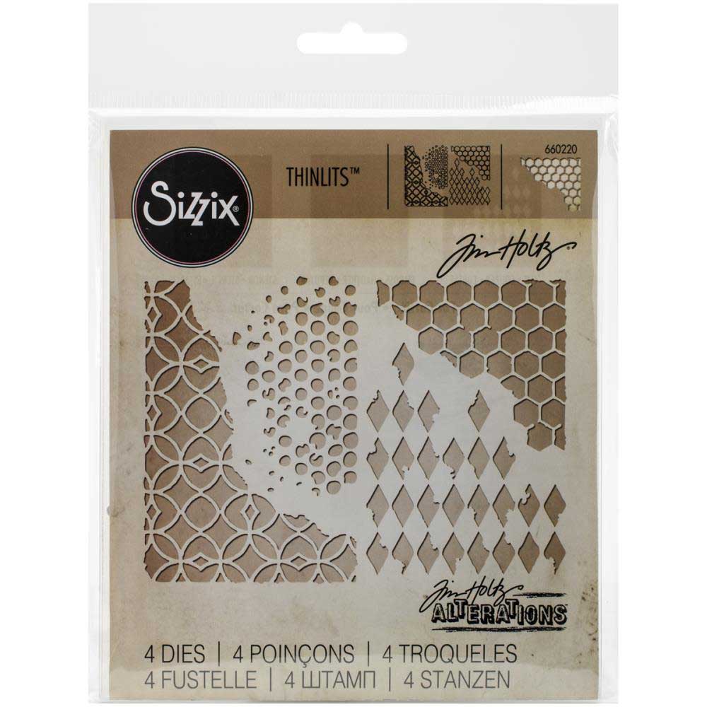 Tim Holtz Sizzix Thinlits - Mixed Media #1 [660220] - Joggles.com