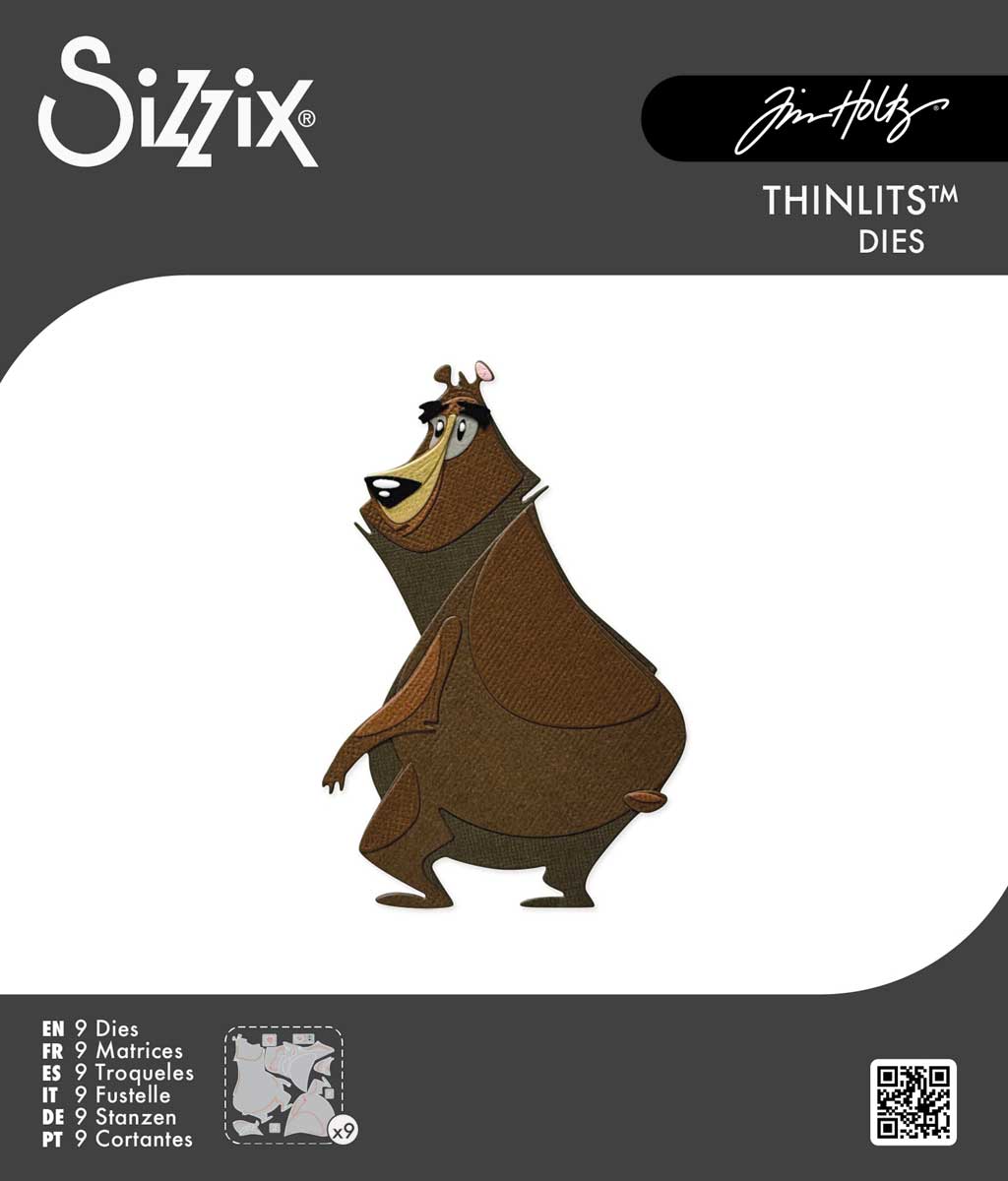 Tim Holtz Sizzix Thinlits - Theodore Mini Colorize [667215]