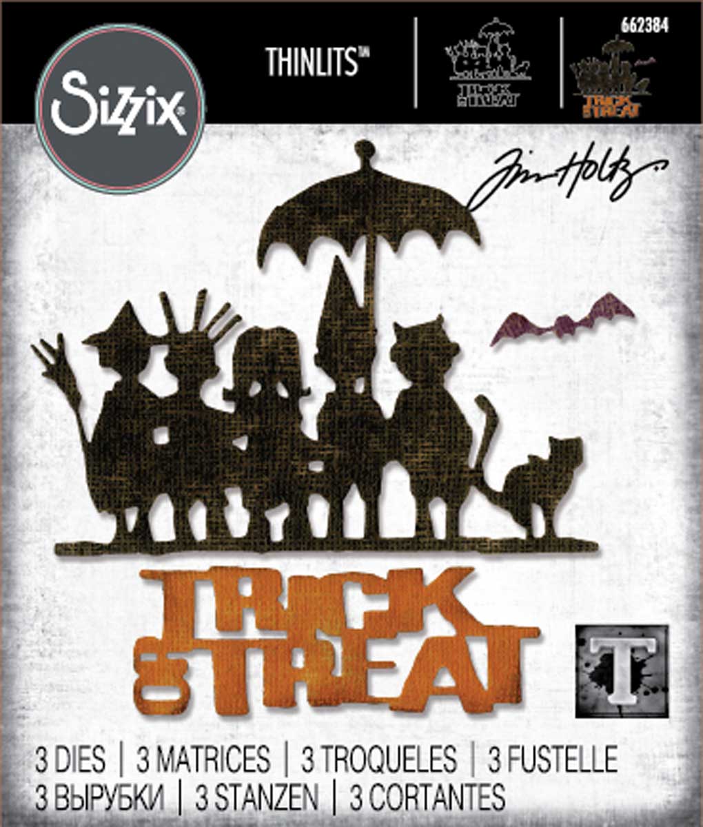 Tim Holtz Sizzix Thinlits - Trick Or Treat [662384]