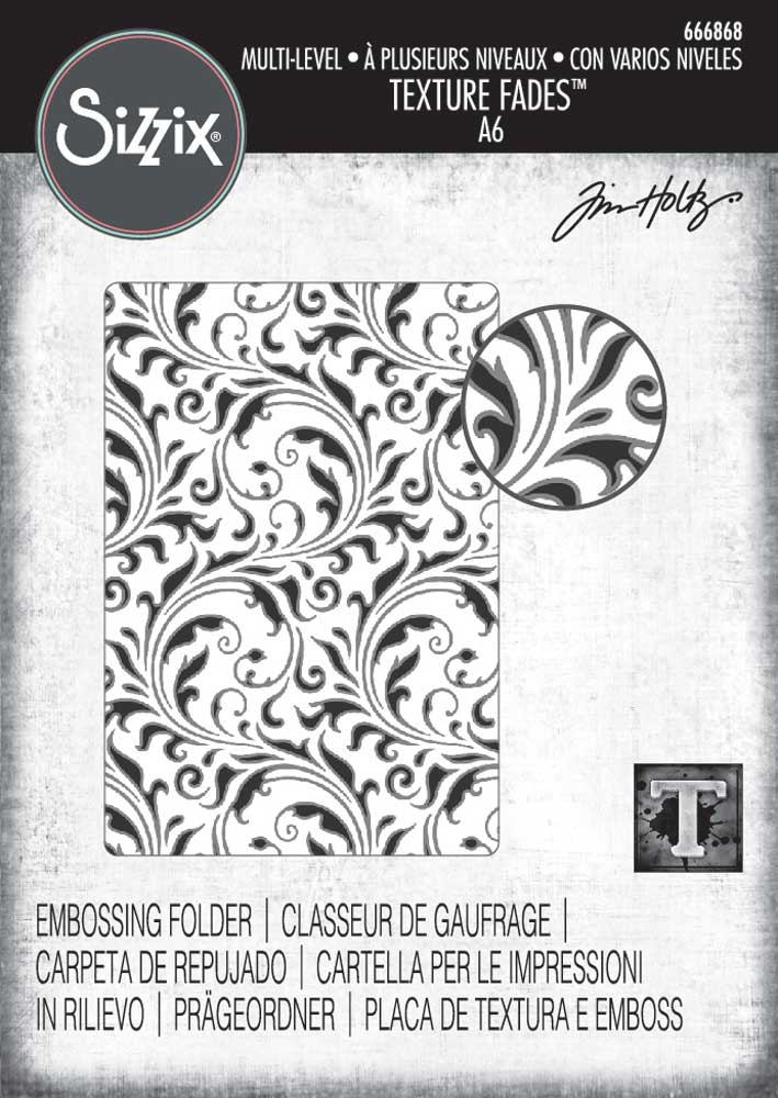 Tim Holtz Sizzix Vault Multi-Level Texture Fades - Flourish