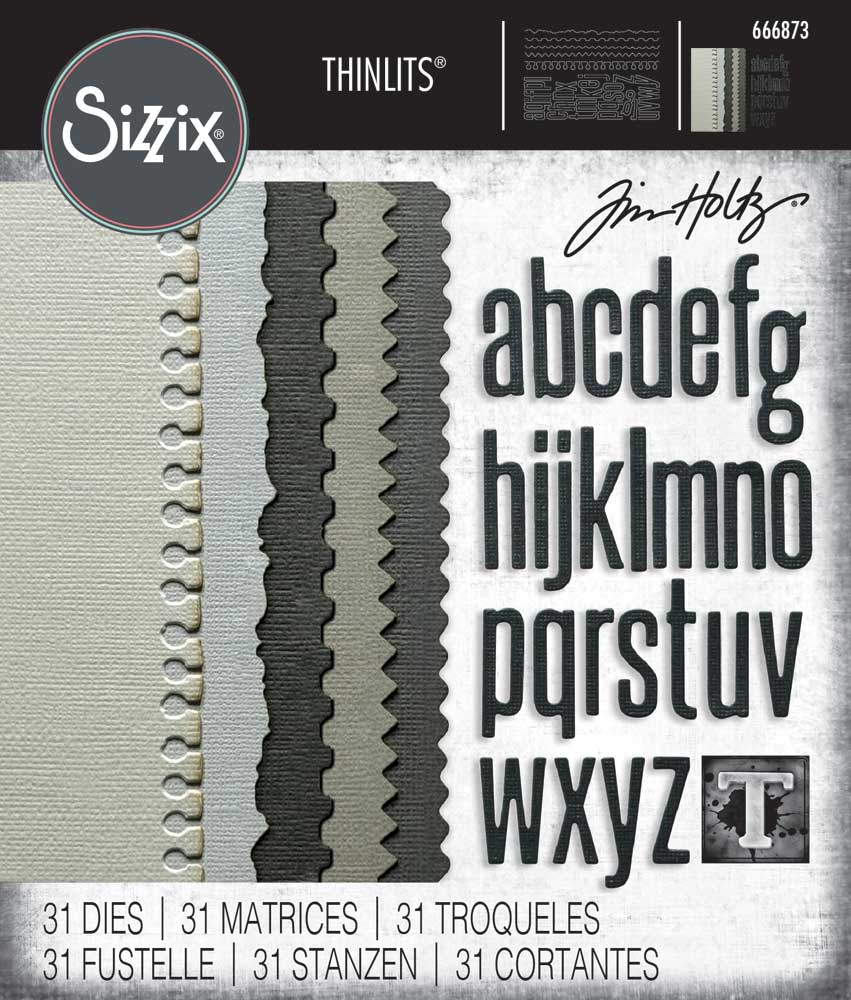 Tim Holtz Sizzix Vault Thinlits Dies - Edges [666873] - Joggles.com