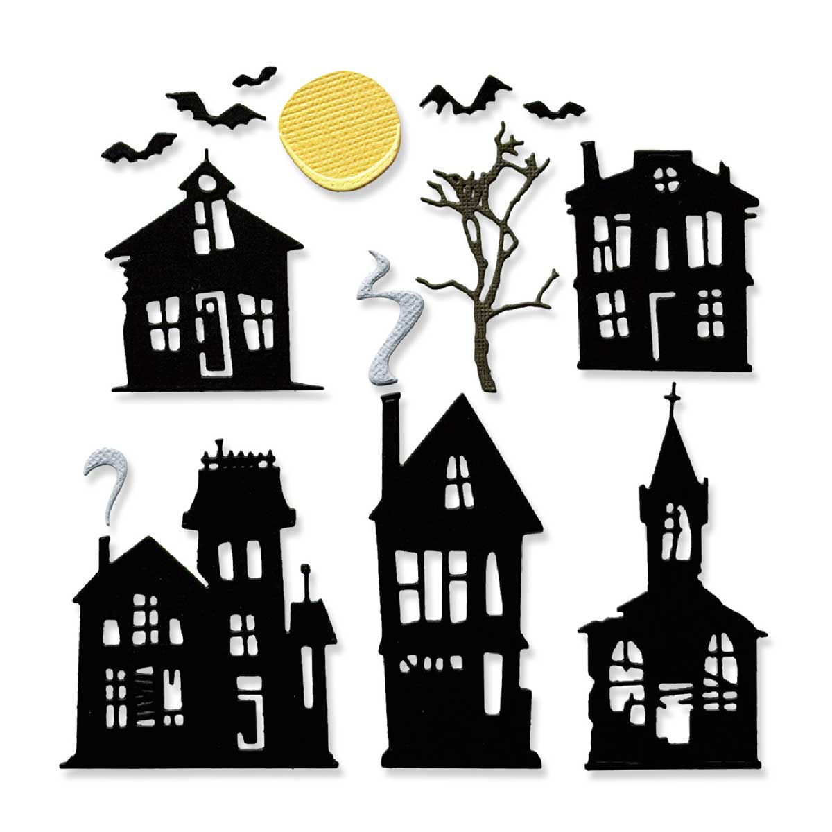Tim Holtz Sizzix Vault Thinlits Dies - Ghost Town [666915] - Image 3