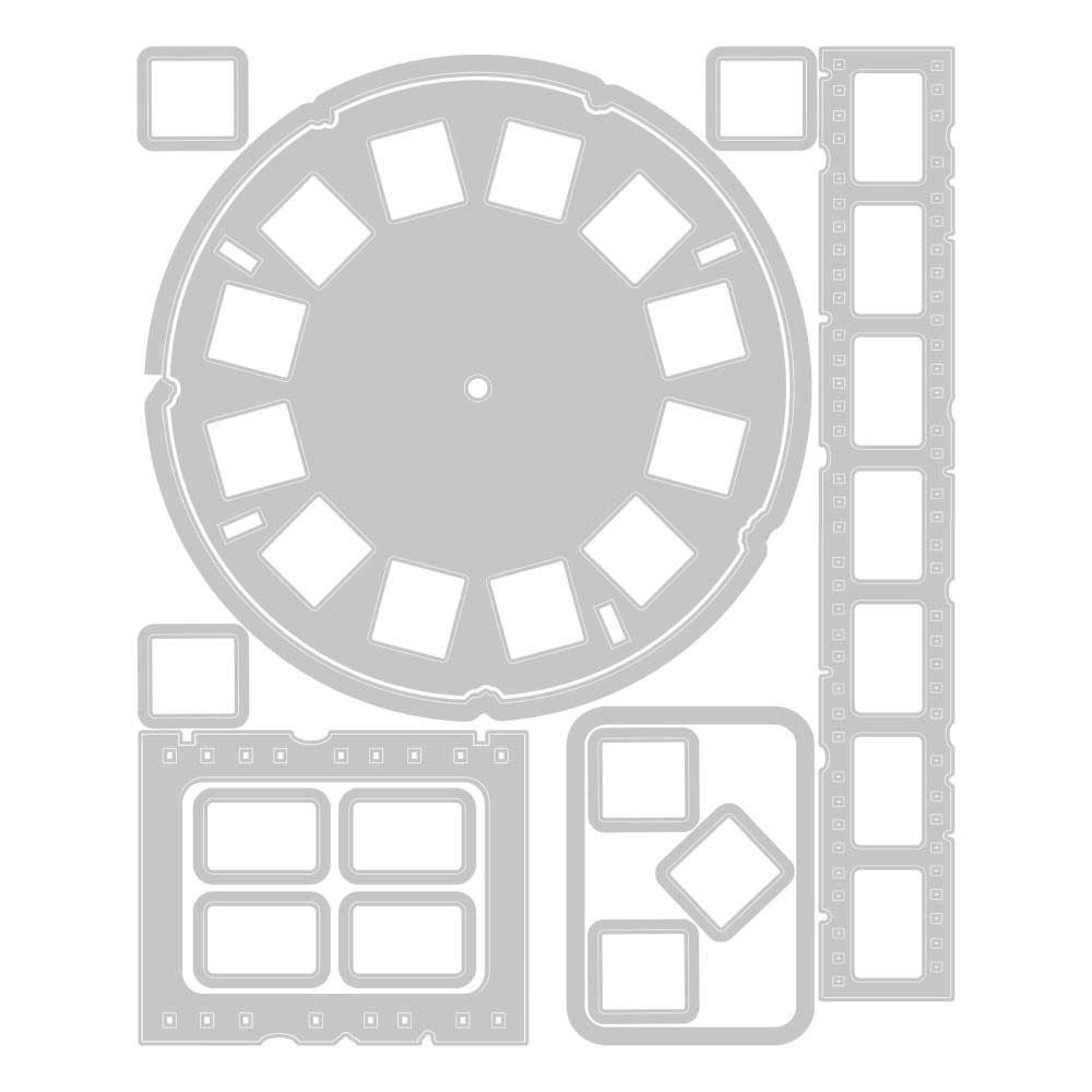 Tim Holtz Sizzix Vault Thinlits Dies - Picture Show [666602] - Image 2