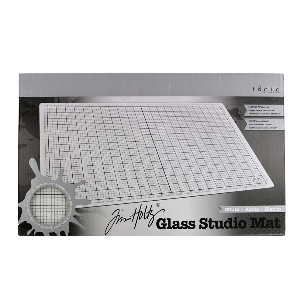 Tim Holtz / Tonic Studios Glass Studio Mat - White [1912EUS] - SHIPS SEPARATELY