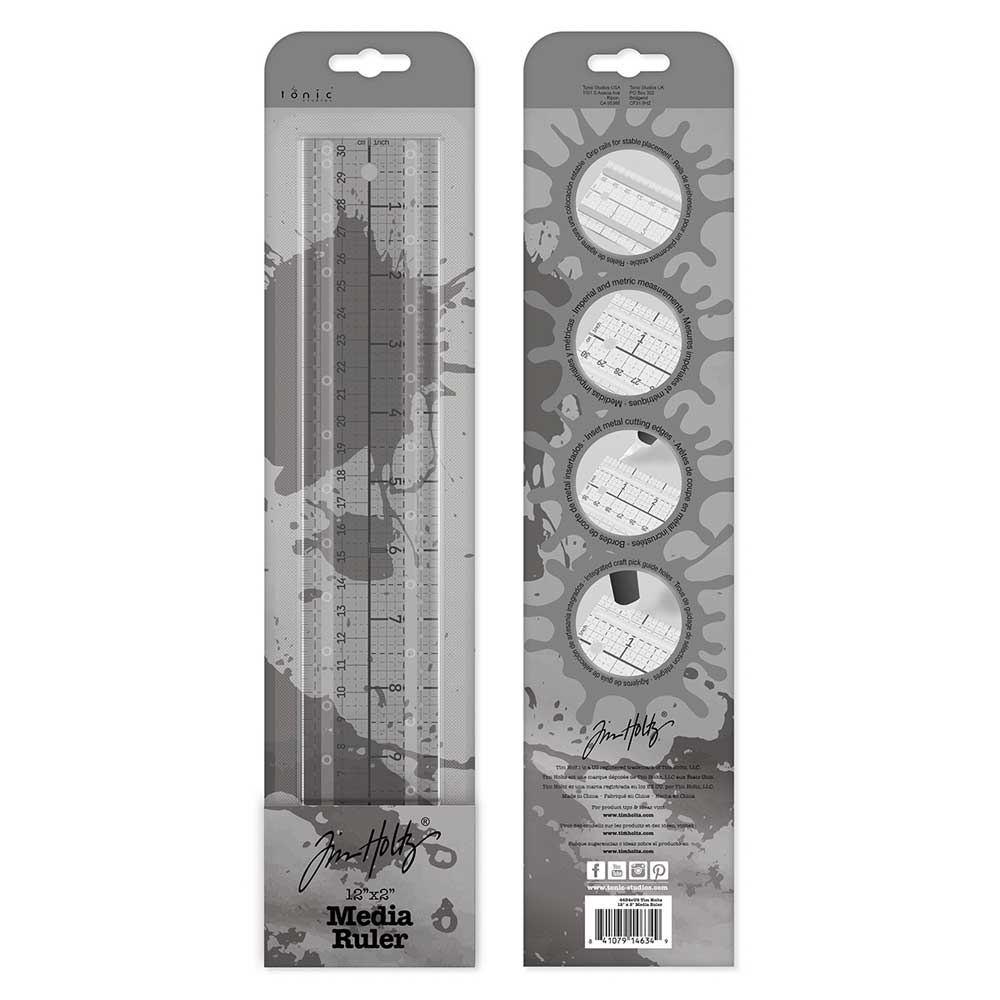 Tim Holtz / Tonic Studios Media Ruler [4634EUS] - Image 3