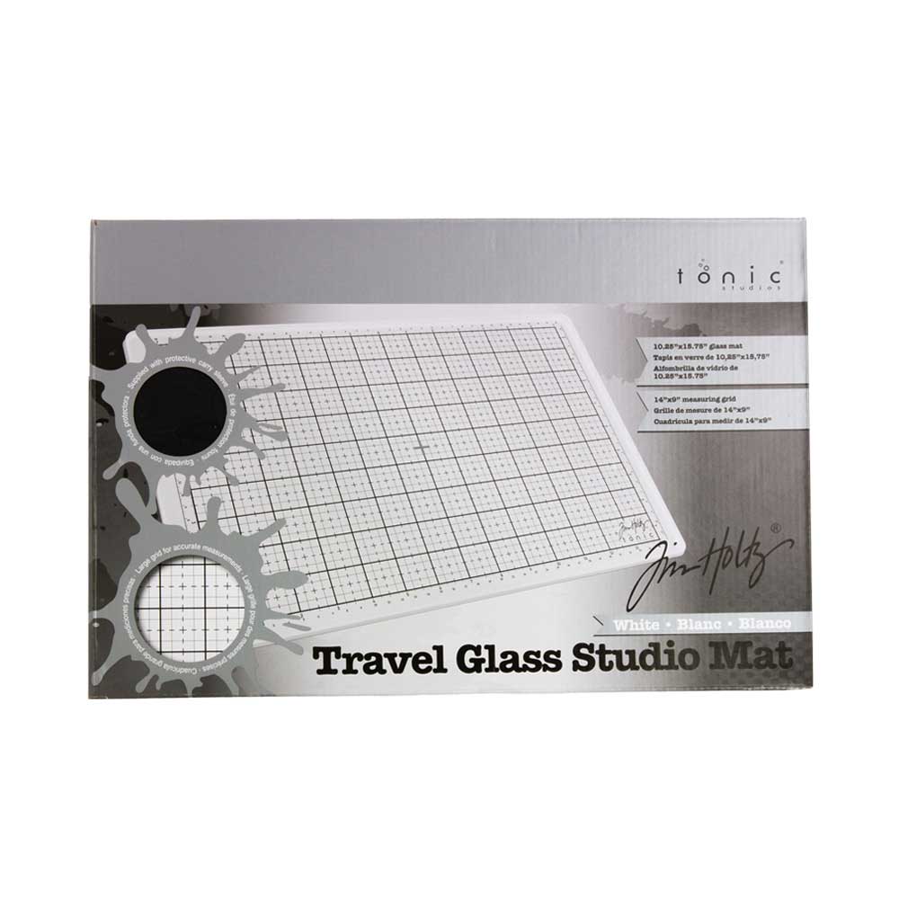 Tim Holtz / Tonic Studios Travel Glass Studio Mat - White [2634EUS]