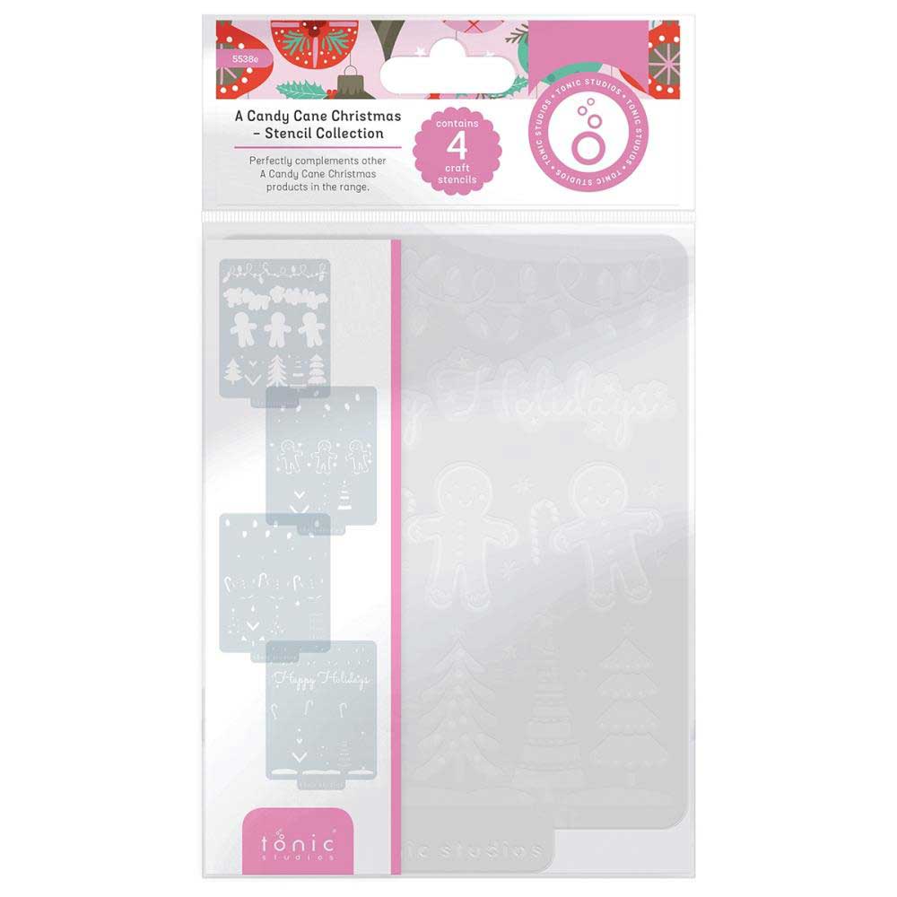 Tonic Studios A Candy Cane Christmas Collection - Stencil Collection [5538E]
