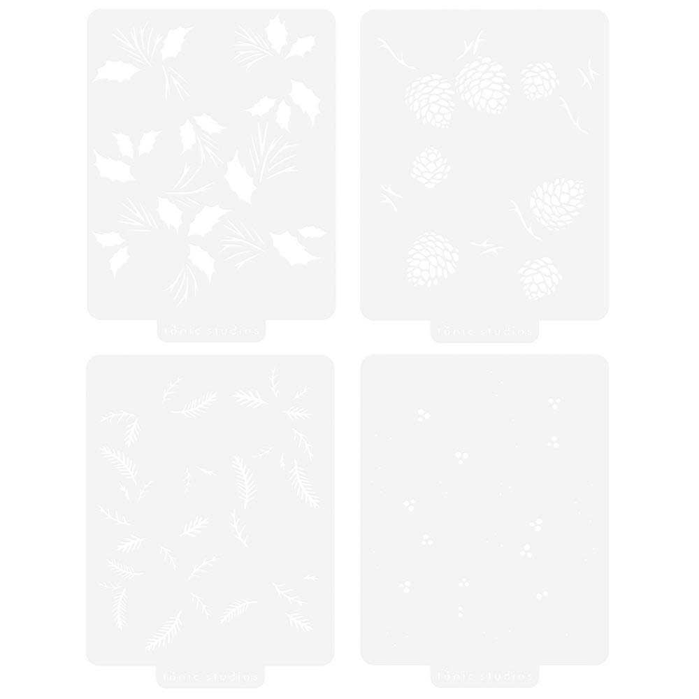 Tonic Studios Timeless Tidings Collection - Stencil Collection [5529E] - Image 2