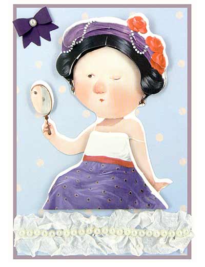 Ultimate Crafts Gapchinska Decoupage Sheet - Sleeping [UL157961] - Image 2