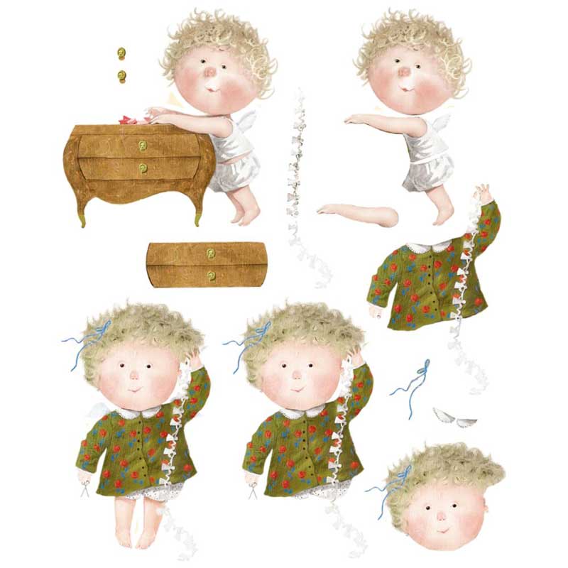 Ultimate Crafts Gapchinska Decoupage Sheet - Dressing [UL157955]