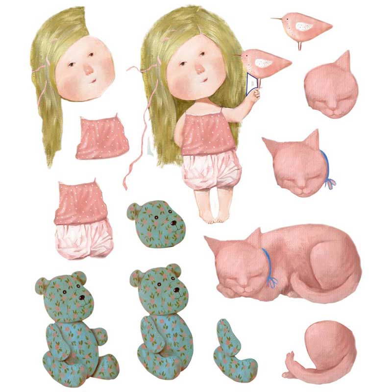 Ultimate Crafts Gapchinska Decoupage Sheet - Sleeping [UL157961]