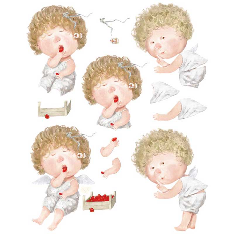 Ultimate Crafts Gapchinska Decoupage Sheet - Strawberries [UL157960]