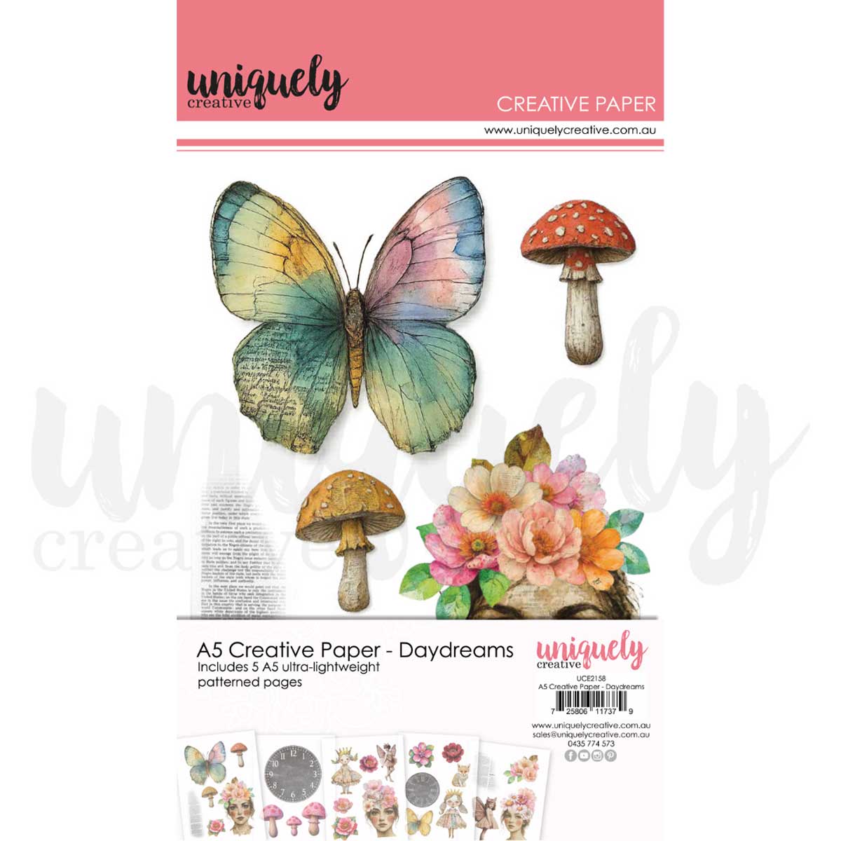 Uniquely Creative A5 Creative Paper - Daydreams [UCE2158] - Joggles.com