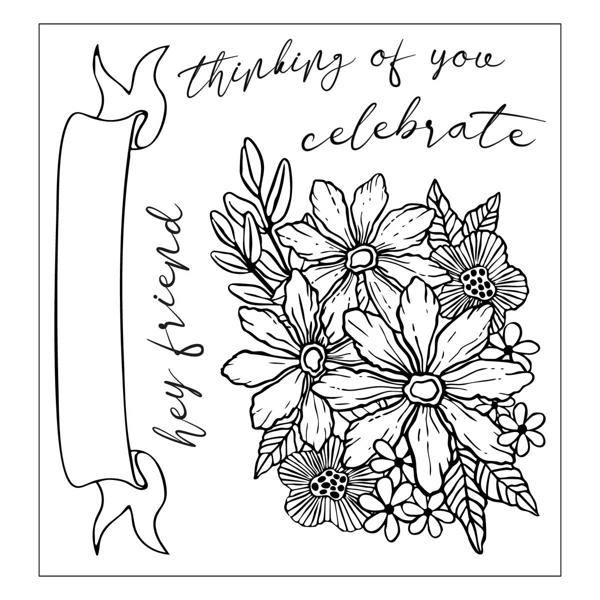 Vicki Boutin / Sizzix Stamps & Framelits - Floral Bouquet [667082] - Image 3