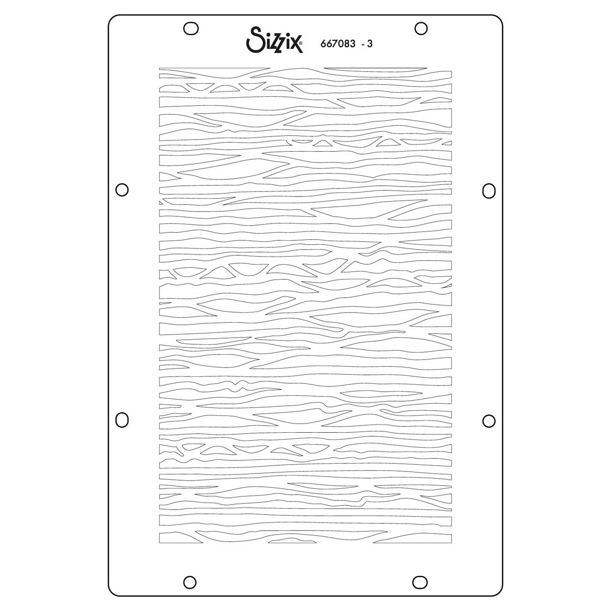 Vicki Boutin / Sizzix Stencils - Background Textures [667083] - Image 4