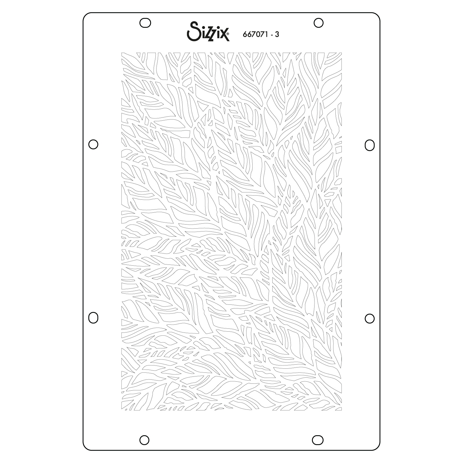 Vicki Boutin / Sizzix Stencils - Buildables Botanicals #1 [667071] - Image 4