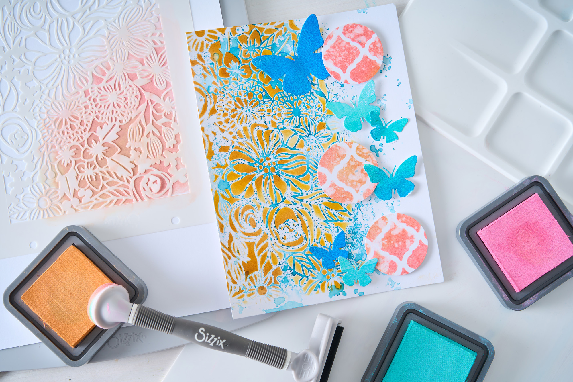 Vicki Boutin / Sizzix Stencils - Buildables Botanicals #1 [667071] - Image 6
