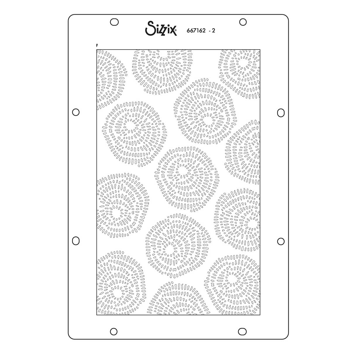 Vicki Boutin / Sizzix Stencils - Stitched Florals [667162] - Image 3