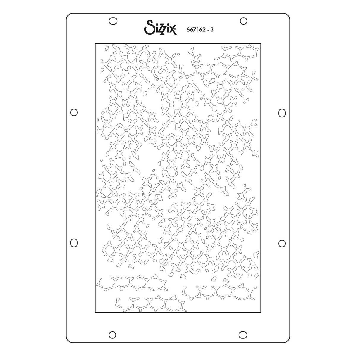 Vicki Boutin / Sizzix Stencils - Stitched Florals [667162] - Image 4