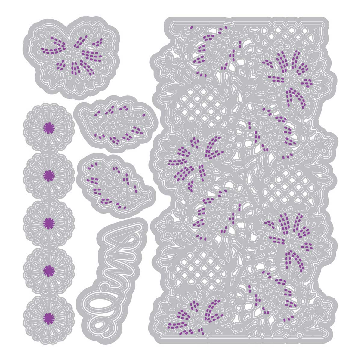 Vicki Boutin / Sizzix Thinlits - Lovely Lace [667165] - Image 2