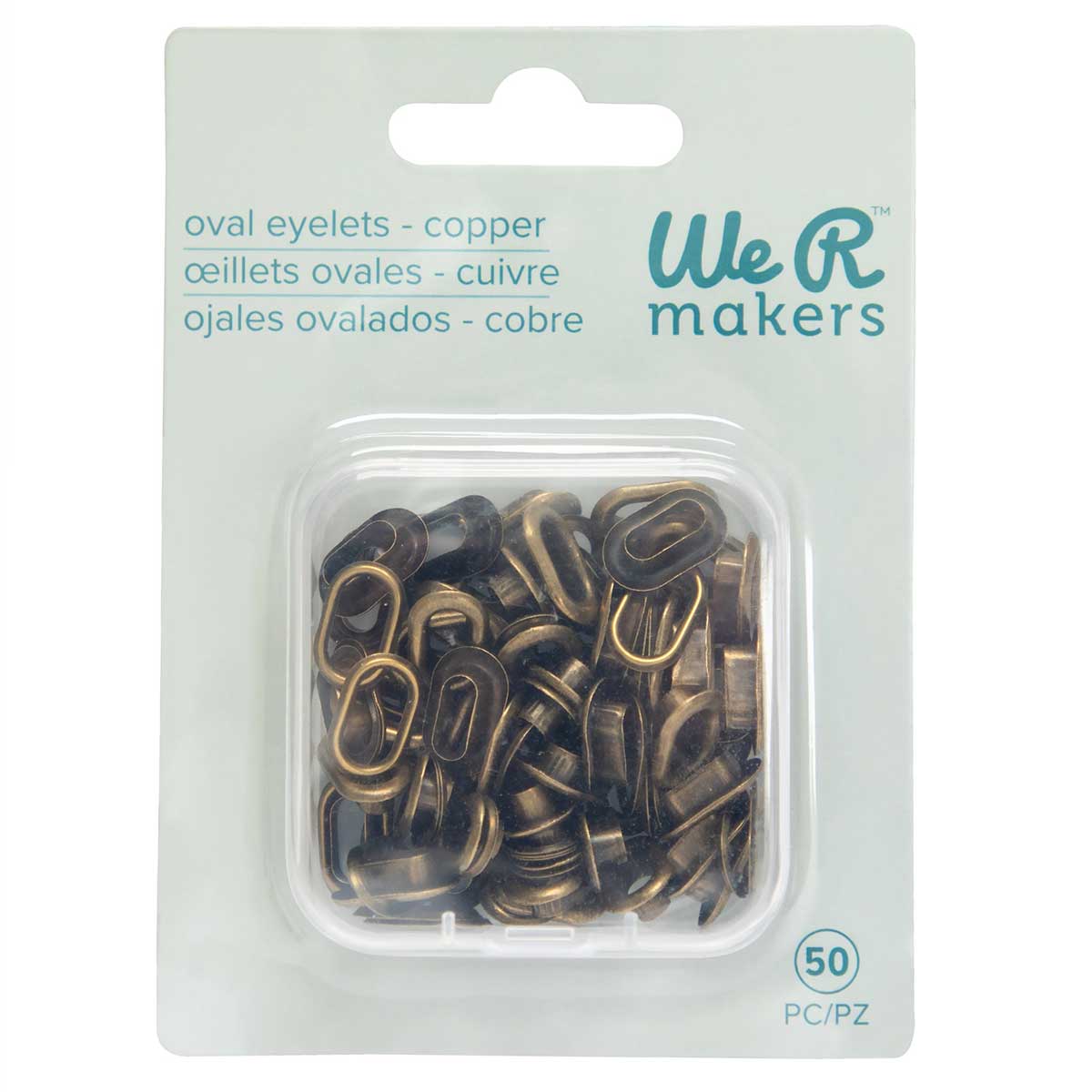 We R Memory Keepers Crop-A-Dile - Oval Eyelets, Copper [CRTOF-00140]