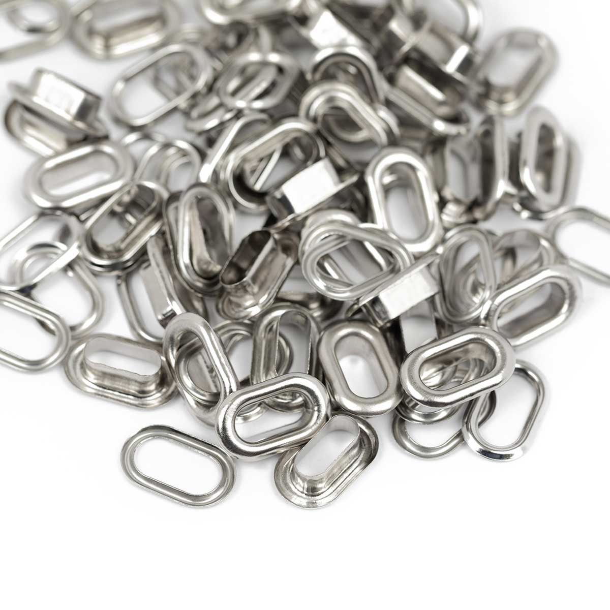 We R Memory Keepers Crop-A-Dile - Oval Eyelets, Silver [CRTOF-00076] - Image 2