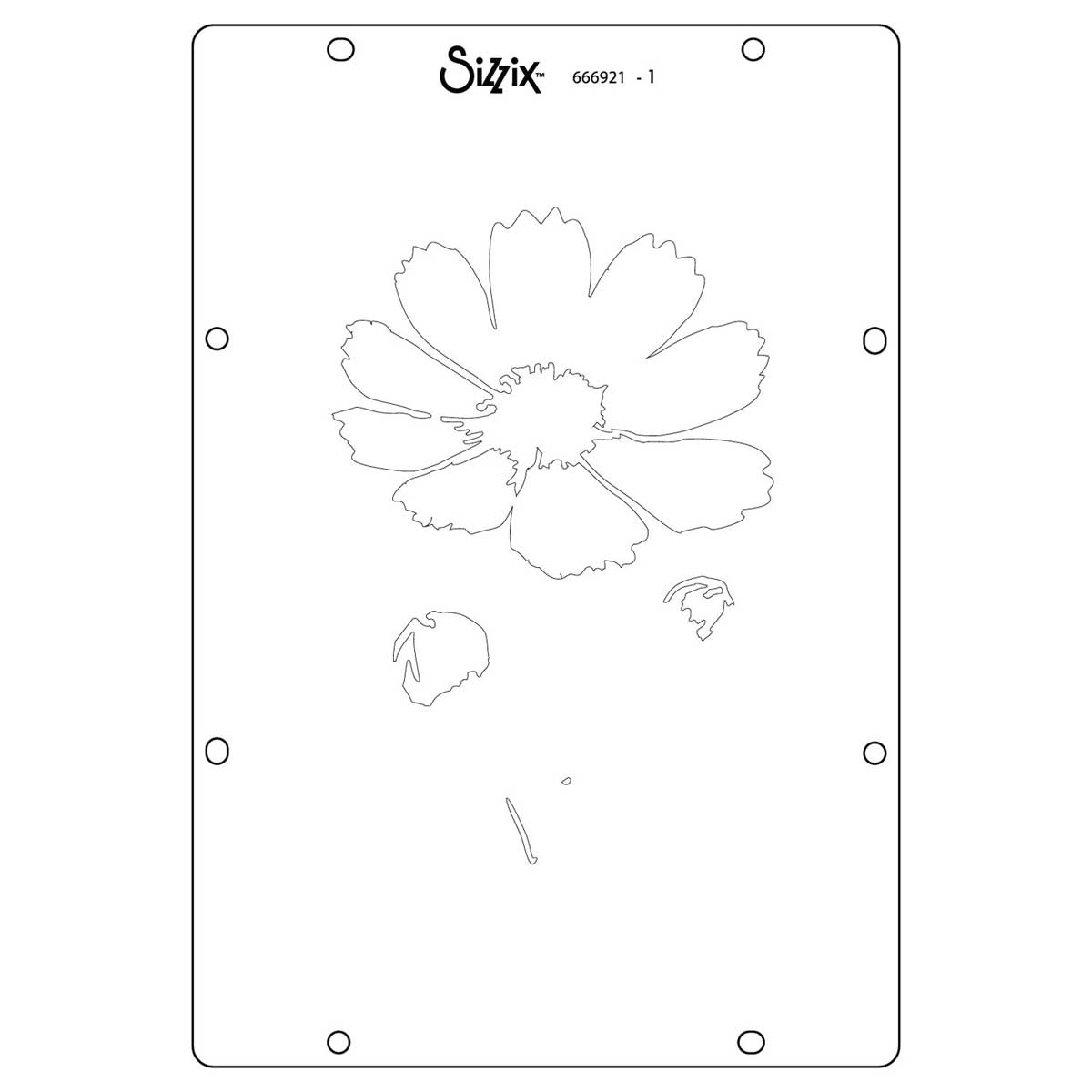 Willow Wolfe / Sizzix Layered Stencils - Cosmo [666921] - Image 2