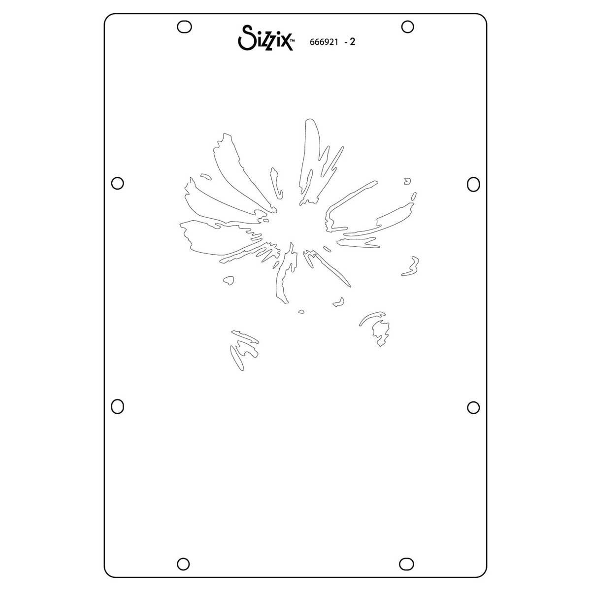 Willow Wolfe / Sizzix Layered Stencils - Cosmo [666921] - Image 3