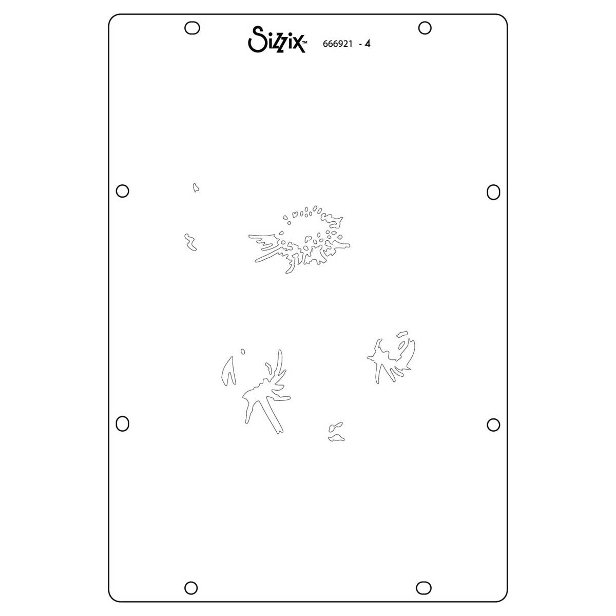 Willow Wolfe / Sizzix Layered Stencils - Cosmo [666921] - Image 5