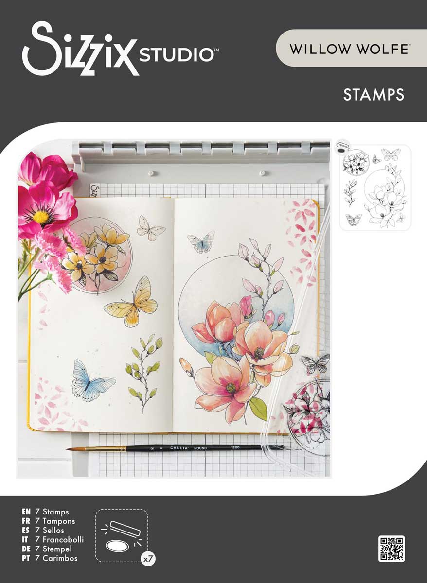 Willow Wolfe / Sizzix Stamps - Magnolia [667027]