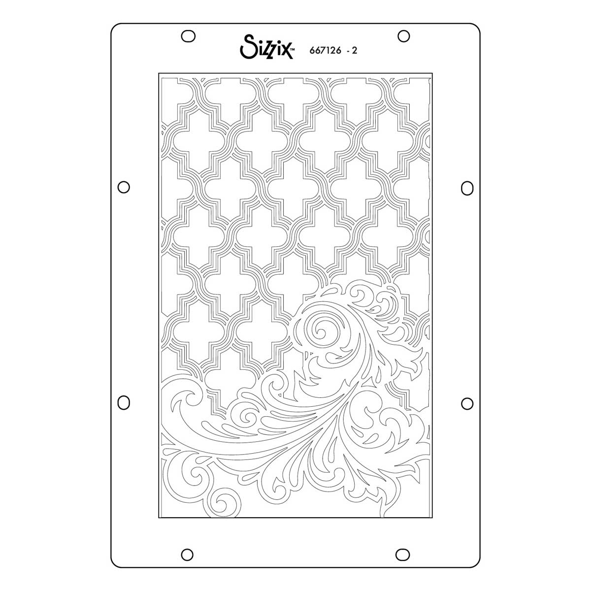 Willow Wolfe / Sizzix Stencils & Stamps - Birds & Biscuits [667126] - Image 4