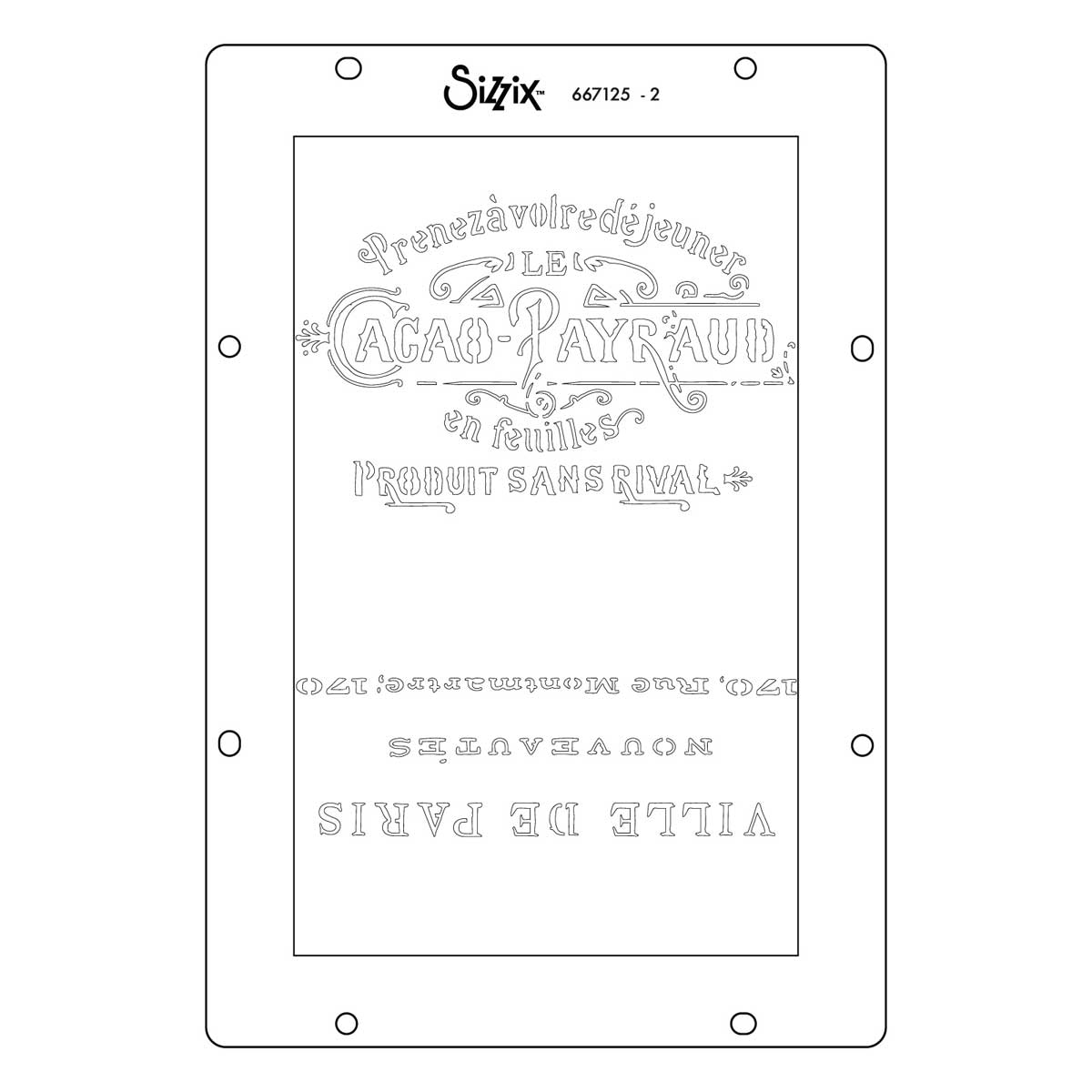 Willow Wolfe / Sizzix Stencils & Stamps - Hummingbird & Orchids [667125] - Image 4