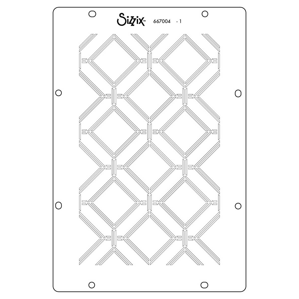 Willow Wolfe / Sizzix Stencils - Backgrounds [667004] - Image 2