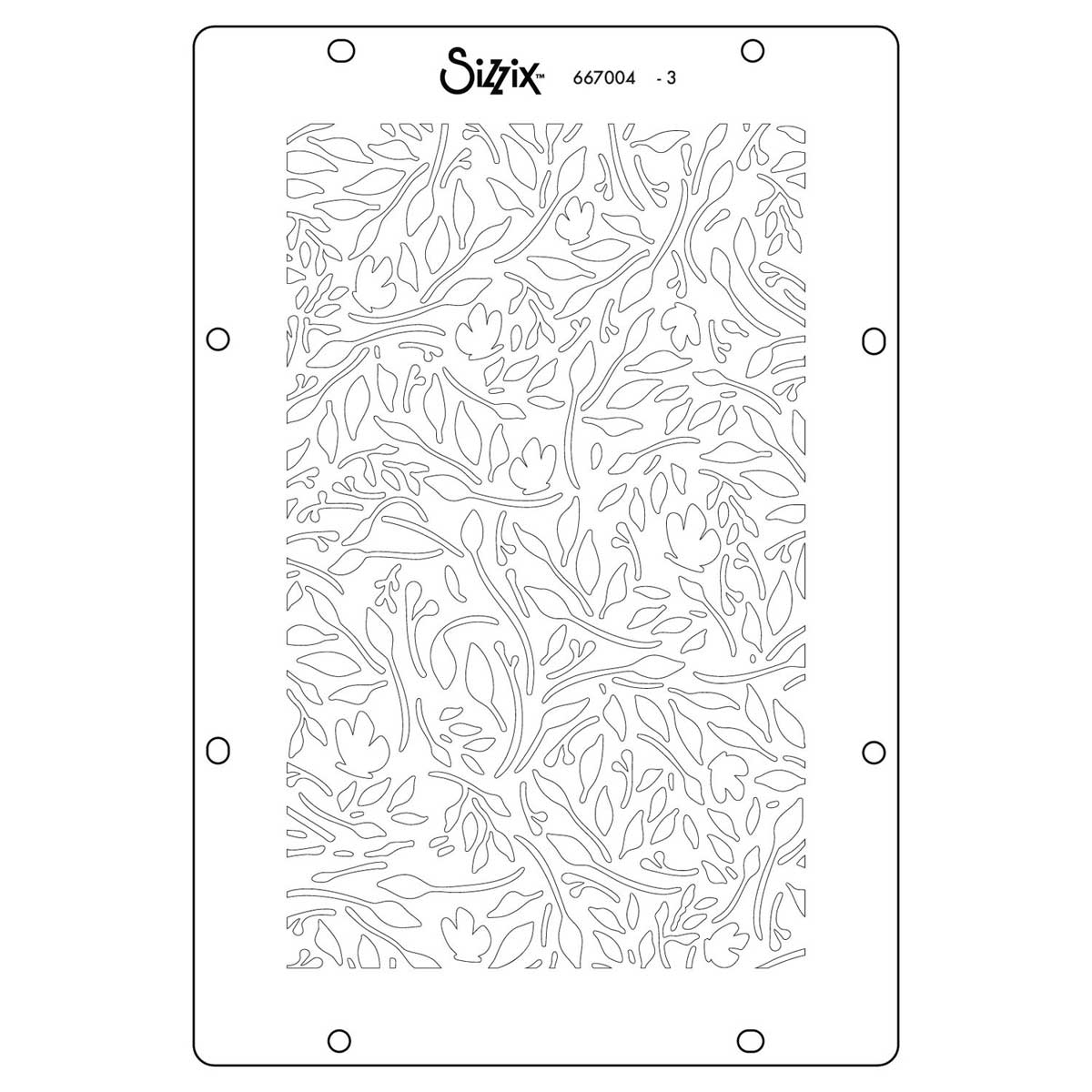 Willow Wolfe / Sizzix Stencils - Backgrounds [667004] - Image 4