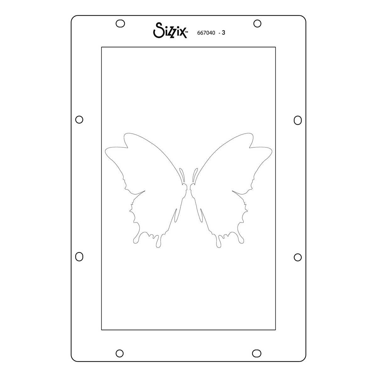 Willow Wolfe / Sizzix Stencils - Butterflies [667040] - Image 4