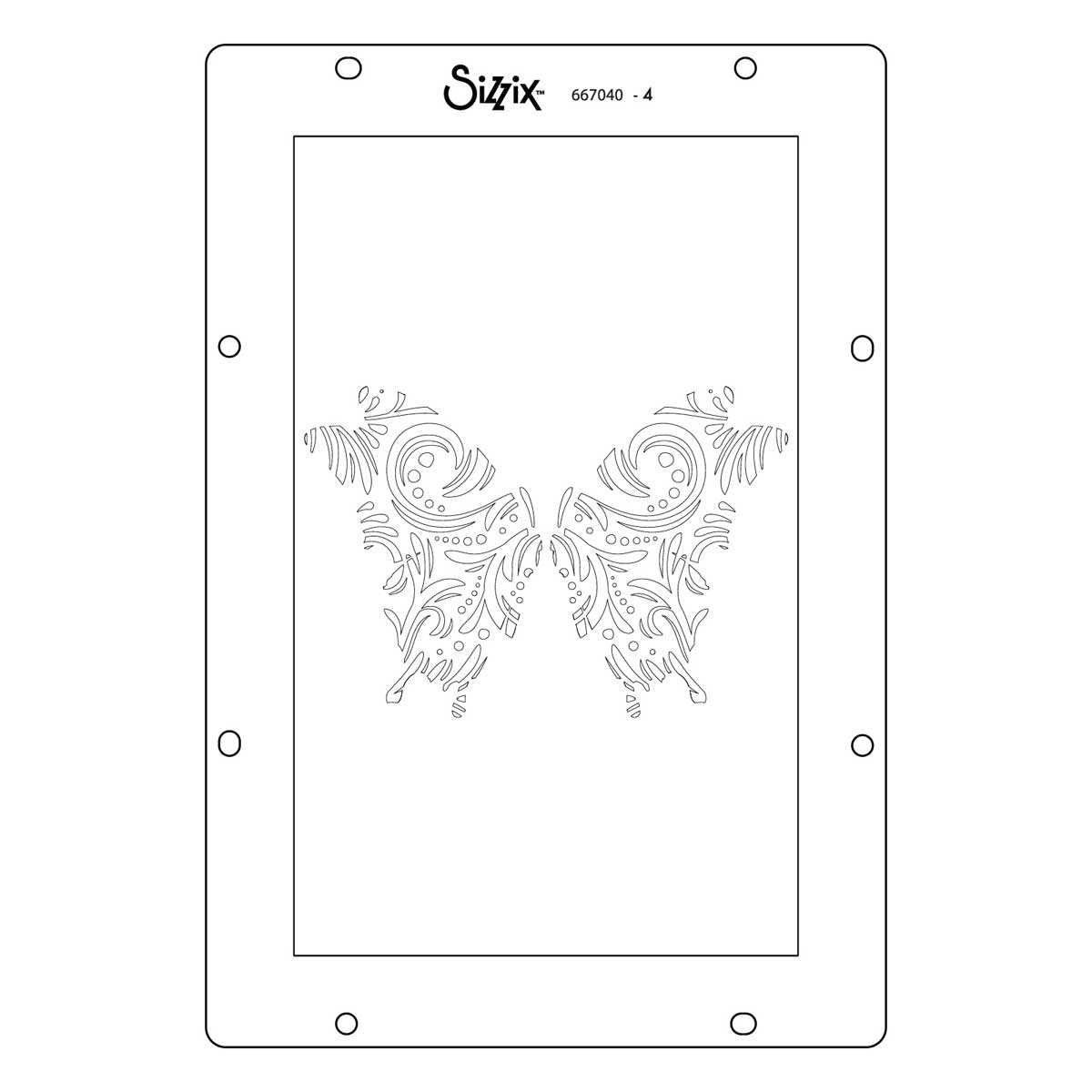 Willow Wolfe / Sizzix Stencils - Butterflies [667040] - Image 5