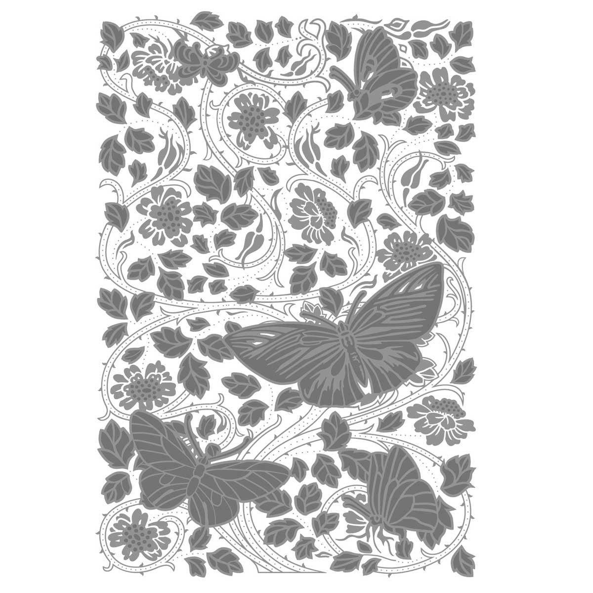 Willow Wolfe / Sizzix Textured Impressions - Nouveau Butterfly [667030] - Image 2