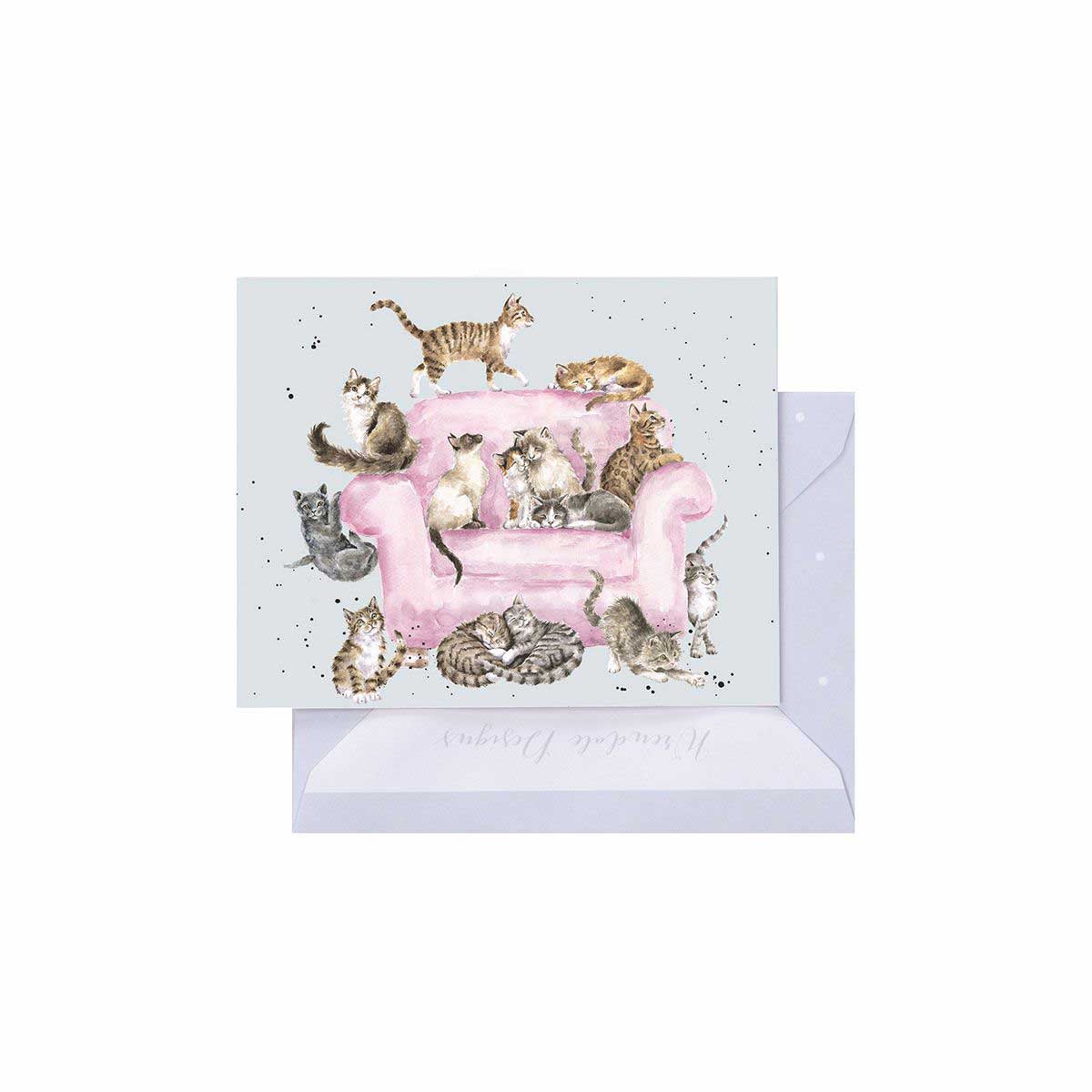 Wrendale Designs Mini Gift Enclosure Card - Cattitude [GE139]