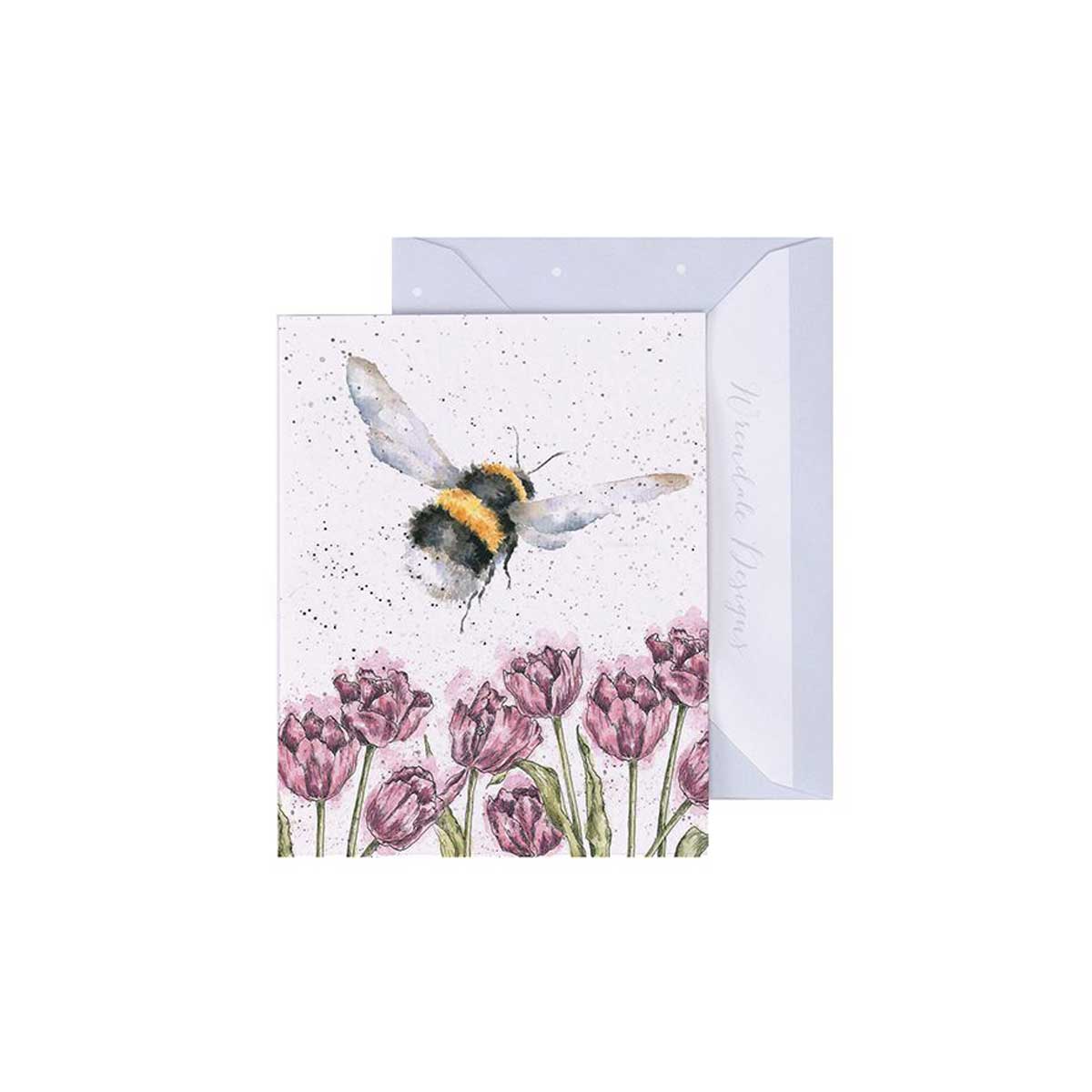 Wrendale Designs Mini Gift Enclosure Card - Flight Of The Bumblebee [GE056]