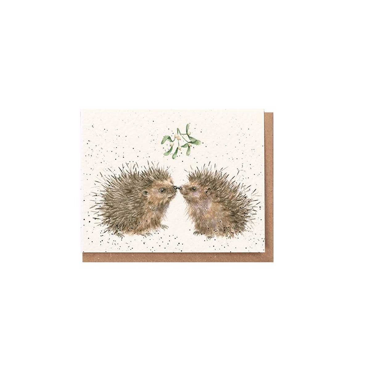 Wrendale Designs Mini Gift Enclosure Card - Hogs & Kisses [AXGE001]