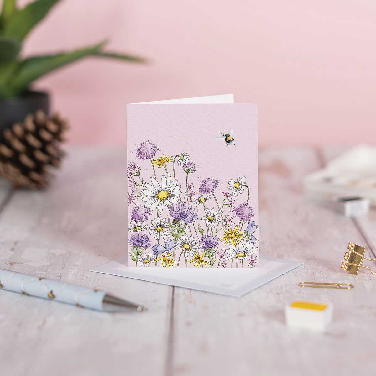Wrendale Designs Mini Gift Enclosure Card - Just Bee-cause [GE136] - Image 2