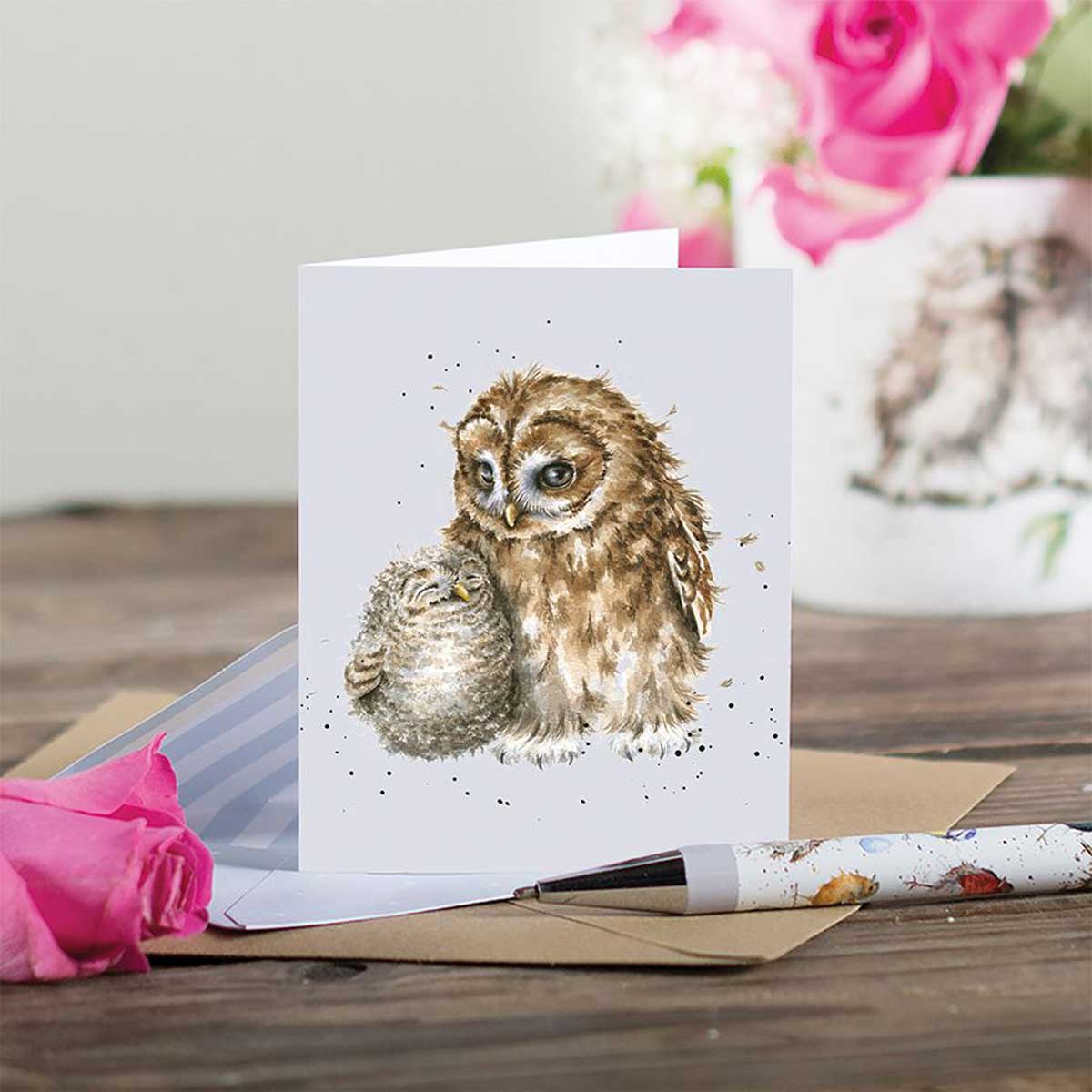 Wrendale Designs Mini Gift Enclosure Card - Owlways By Your Side [GE128] - Image 2